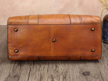 Load image into Gallery viewer, Leather Satchel Top Handle Shoulder Bag Crossbody Purse Handbag
