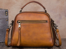 Load image into Gallery viewer, Women Handmade Vintage Leather Handbag Should Bag Crossbody Satchel Purse
