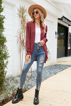 Load image into Gallery viewer, Long Sleeve Open Front Duster Cardigan
