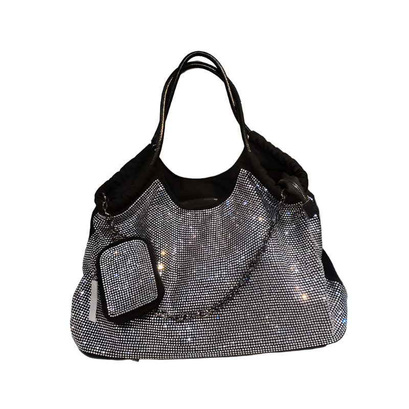Bling Sparkling Crystals Rhinestone Evening Bag Tote