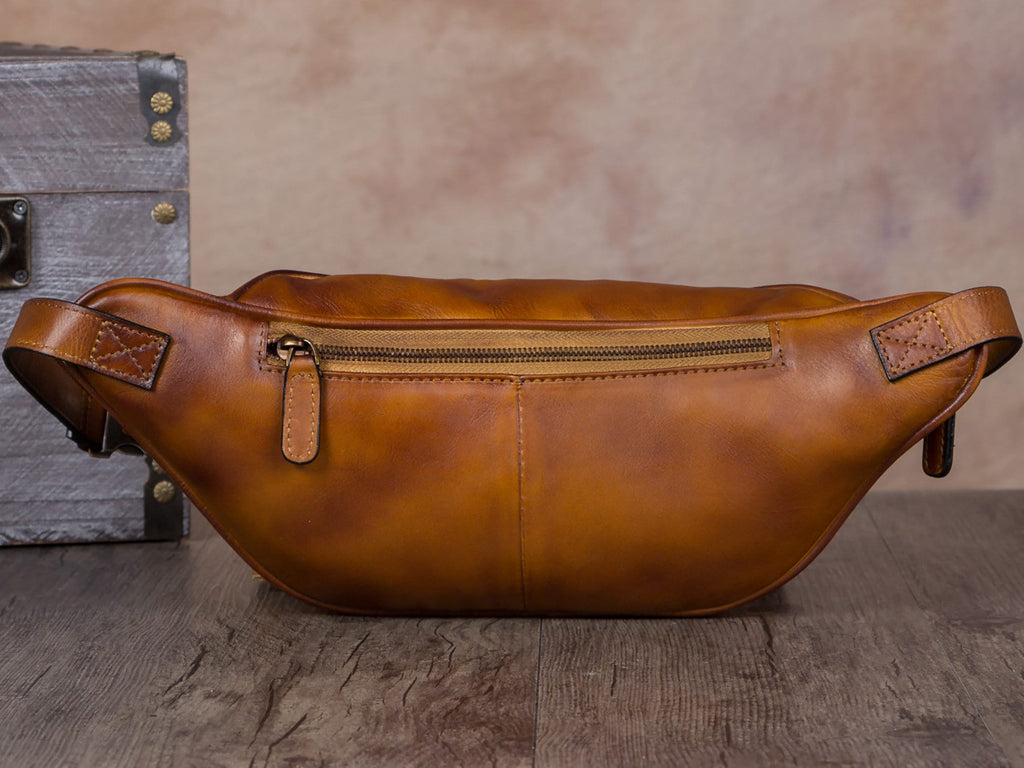 Leather Hip Belt Bag Waist Fanny Pack Bag