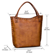 Load image into Gallery viewer, Vintage Handmade Handbag Purse Satchel Shoulder Bag
