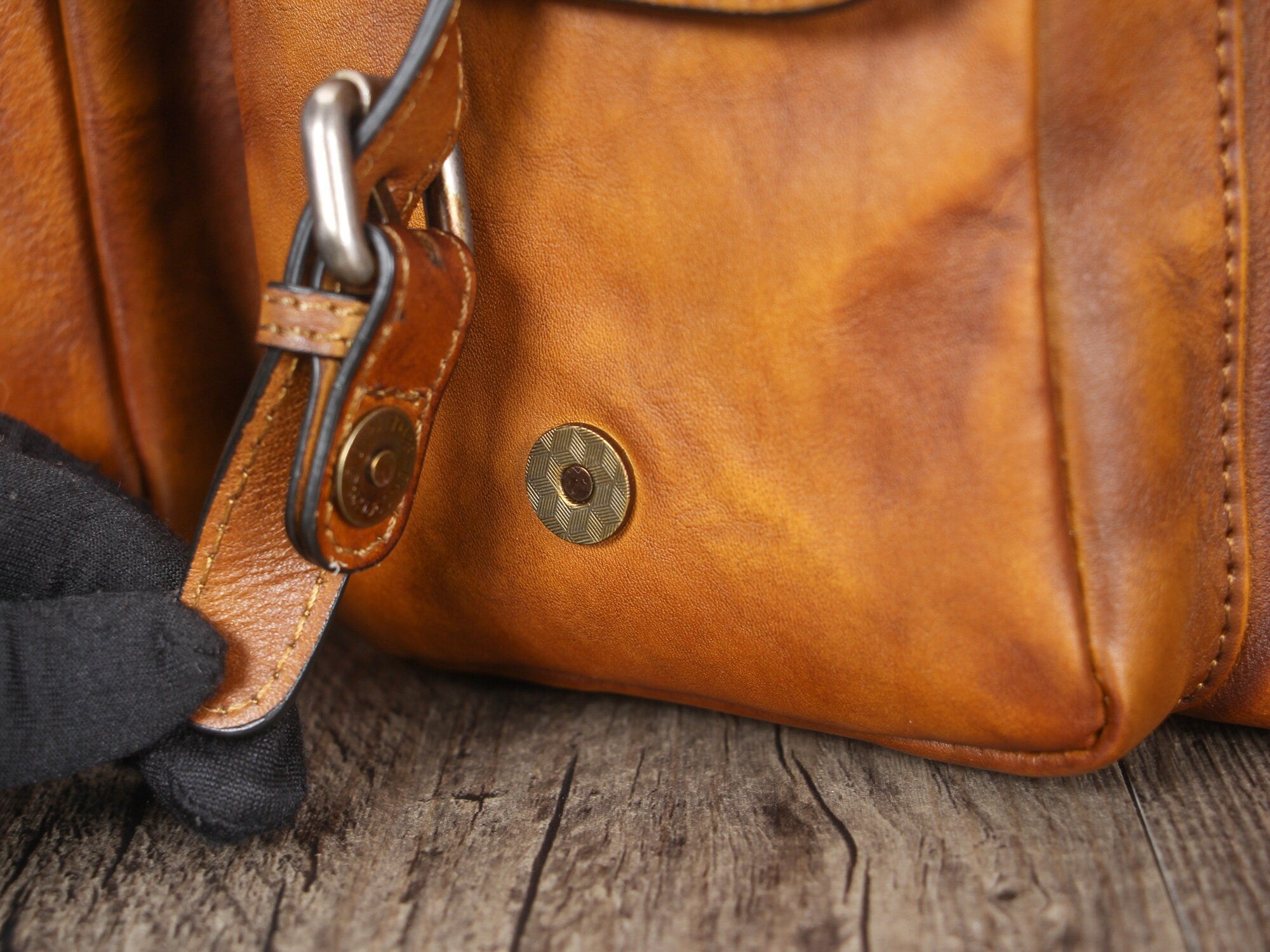 Leather Messenger Bag Handmade Handbag Shoulder Purse