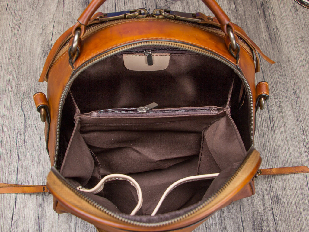 Women Handmade Vintage Leather Handbag Should Bag Crossbody Satchel Purse