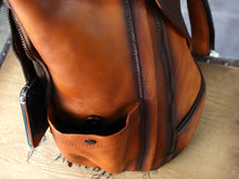 Load image into Gallery viewer, Retro Leather Sling Bag Casual Shoulder Crossbody Convertible Backpack
