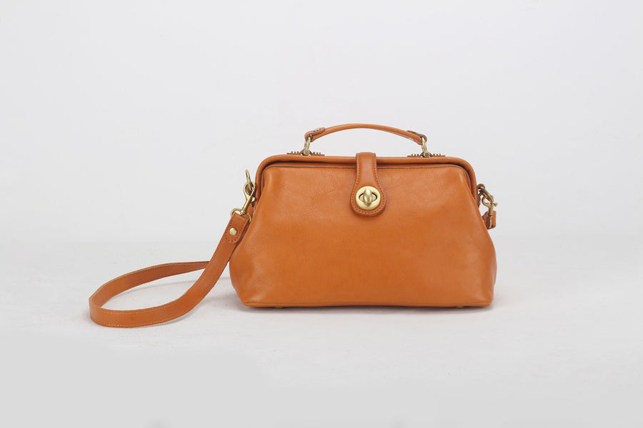 Large Full Grain Leather Doctor Bag