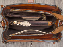 Load image into Gallery viewer, Handmade Vintage Crossbody Bag Leather Handbag
