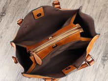 Load image into Gallery viewer, Leather Satchel Top Handle Shoulder Bag Crossbody Purse Handbag
