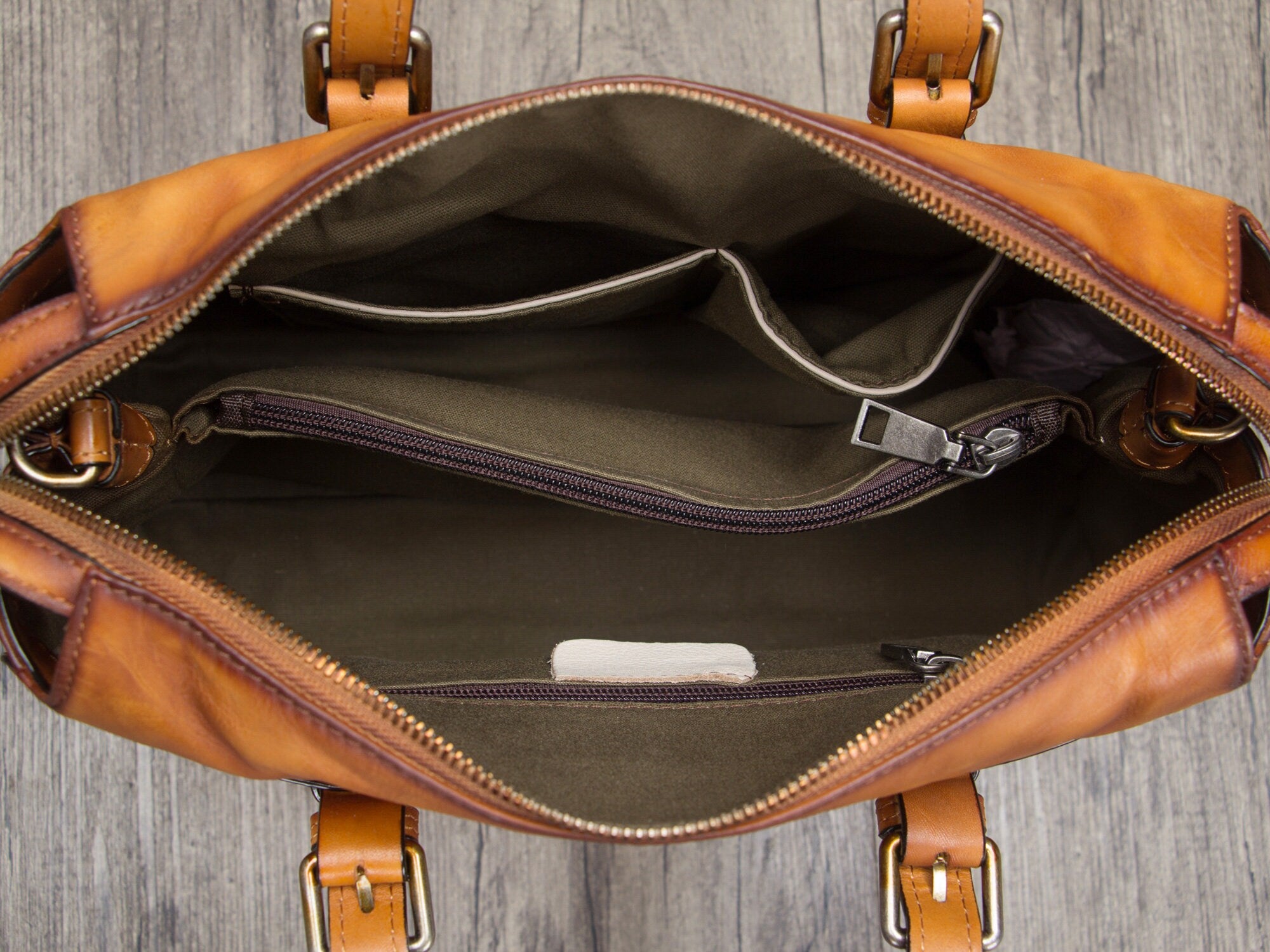 Women Vintage Handmade Leather Handbag Shoulder Crossbody Satchel Purse