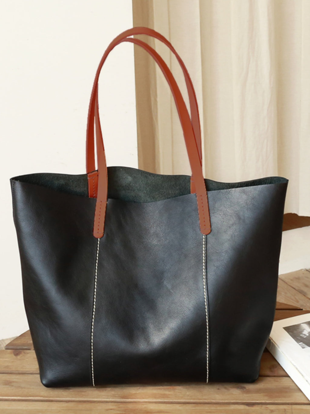 Full Grain Leather Women's Tote Bag
