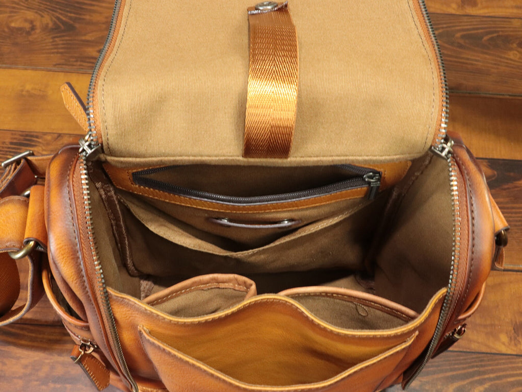 Leather Messenger Bag Sling Purse Crossbody Shoulder Bag