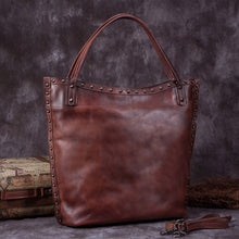 Load image into Gallery viewer, Vintage Handmade Handbag Purse Satchel Shoulder Bag
