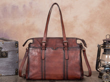 Load image into Gallery viewer, Women Vintage Handmade Leather Handbag Shoulder Crossbody Satchel Purse
