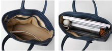 Load image into Gallery viewer, Large Full Grain Leather Tote Handbag

