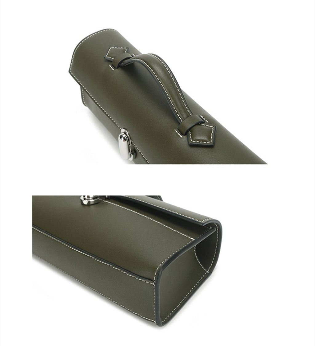 Classic Luxury Leather box Handbag Women Clutch Purse Anniversary Gift Birthday Gift