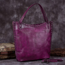 Load image into Gallery viewer, Vintage Handmade Handbag Purse Satchel Shoulder Bag
