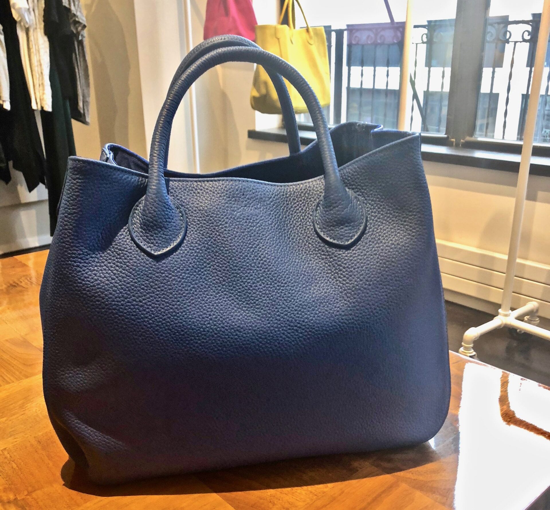 Large Classic Leather Tote Bag