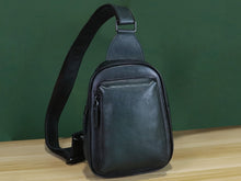 Load image into Gallery viewer, Brown Multifunction Sling Bag Crossbody Purse
