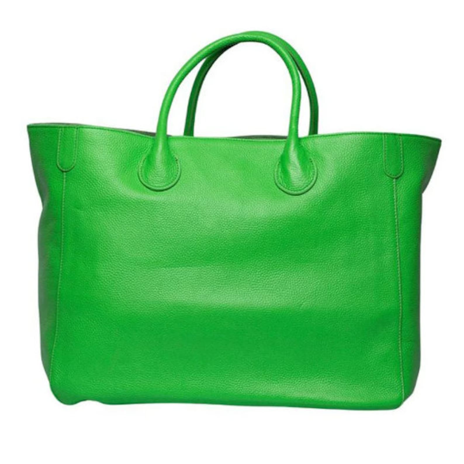 Large Classic Leather Tote Bag