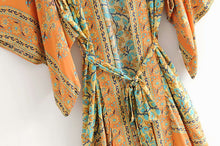 Load image into Gallery viewer, Boho Beach Duster Kimono Cove Up
