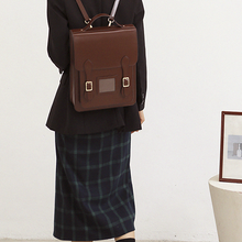 Load image into Gallery viewer, Classic Women Vertical Satchel Backpack Bag
