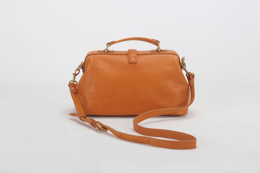 Large Full Grain Leather Doctor Bag