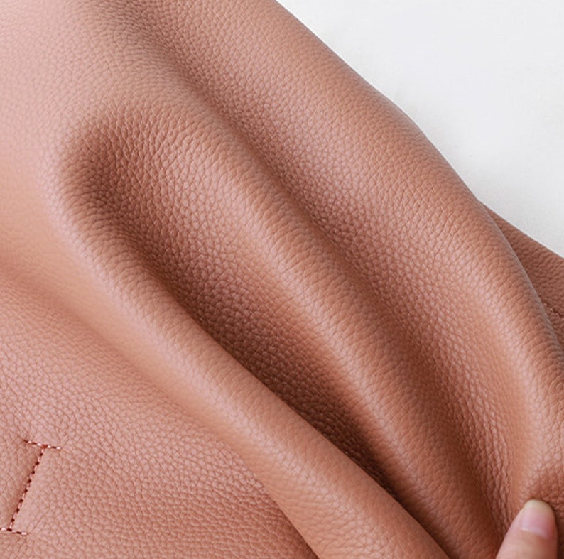 Coral Pink Handcrafted Leather Tote Bag