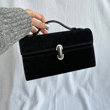 Load image into Gallery viewer, Elegant Luxury Leather Clutch Small Handbag Top leather Evening Handle Bag
