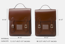 Load image into Gallery viewer, Classic Women Vertical Satchel Backpack Bag
