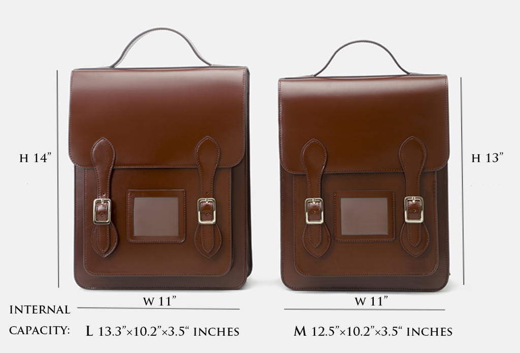 Black Classic Women Vertical Satchel Backpack Bag