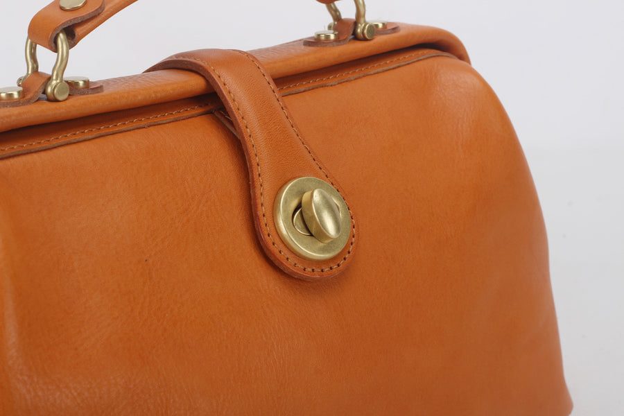 Large Full Grain Leather Doctor Bag