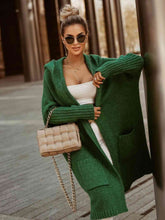 Load image into Gallery viewer, Large Long Simply Live Hooded Cardigan
