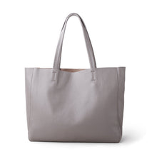 Load image into Gallery viewer, Simple Leather Handbag Full Grain Leather Best Tote Bag For Ladies
