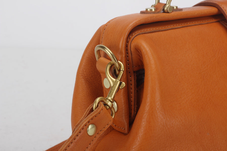 Large Full Grain Leather Doctor Bag