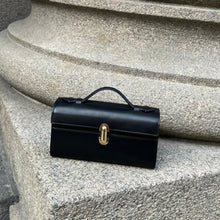Load image into Gallery viewer, Elegant Luxury Leather Clutch Small Handbag Top leather Evening Handle Bag
