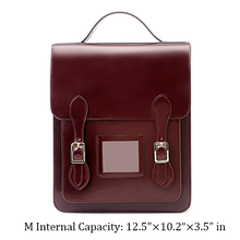 Load image into Gallery viewer, Classic Women Vertical Satchel Backpack Bag
