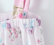 Load image into Gallery viewer, Colorblock Multi Floral Print Straps Mini Dress
