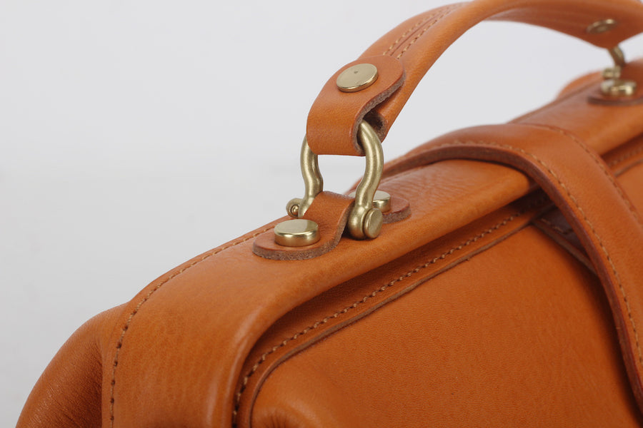 Large Full Grain Leather Doctor Bag