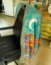 Load image into Gallery viewer, Boho Moon Light Kimono Robe Beach Cover up
