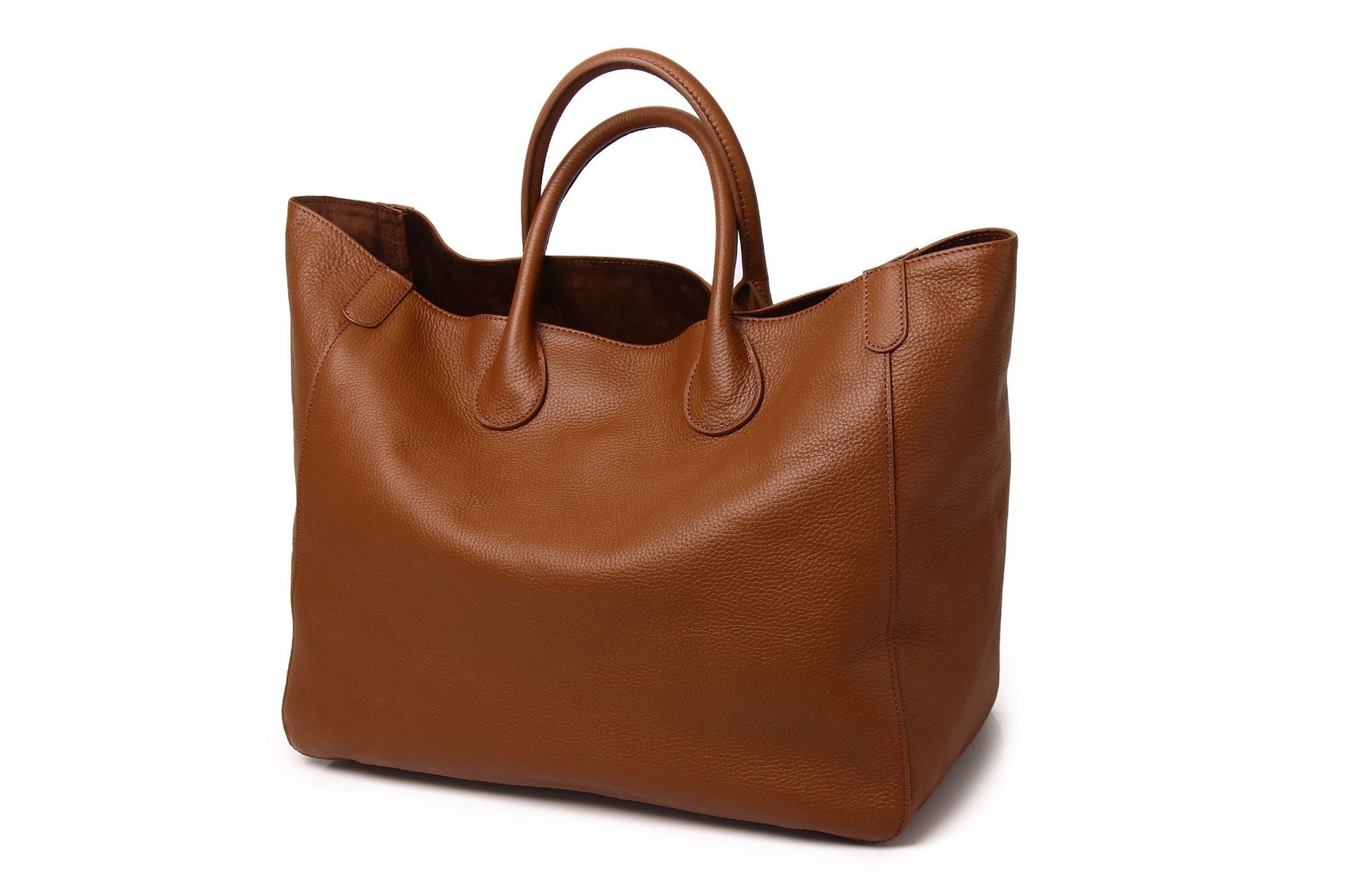Large Classic Leather Tote Bag