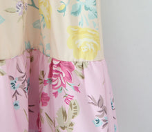 Load image into Gallery viewer, Colorblock Multi Floral Print Straps Mini Dress
