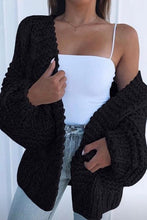 Load image into Gallery viewer, Chunky Oversized Cable Knit Baggy Sleeve Cardigan
