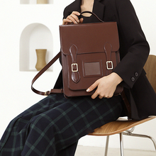 Load image into Gallery viewer, Classic Women Vertical Satchel Backpack Bag
