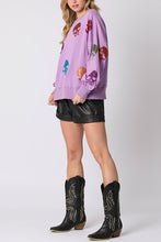 Load image into Gallery viewer, Halloween Skull Sequin Loose Casual Sweatshirt
