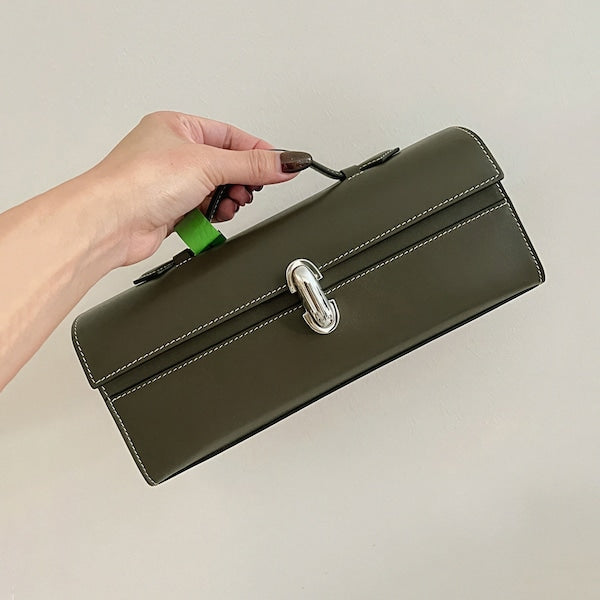 Classic Luxury Leather box Handbag Women Clutch Purse Anniversary Gift Birthday Gift