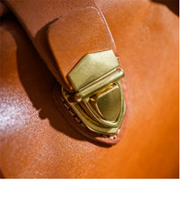Load image into Gallery viewer, Women Leather Doctor Bag Color Block Weekend Daily Small Handbag Shoulder Bag
