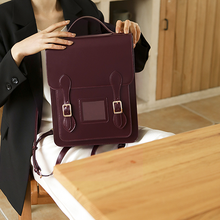 Load image into Gallery viewer, Classic Women Vertical Satchel Backpack Bag

