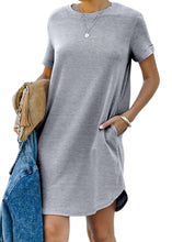 Load image into Gallery viewer, Button Down Long Sleeve Denim Mini dress
