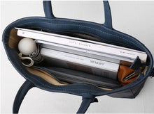 Load image into Gallery viewer, Large Full Grain Leather Tote Handbag
