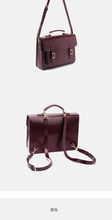 Load image into Gallery viewer, Classic Convertible Leather Backpack School Bag Satchel Briefcase Handbag

